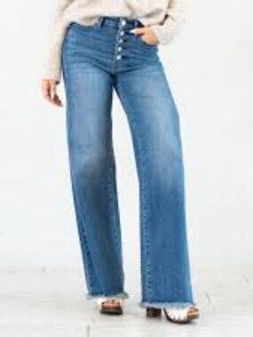 Judy Blue Column Button Fly High Waist 28